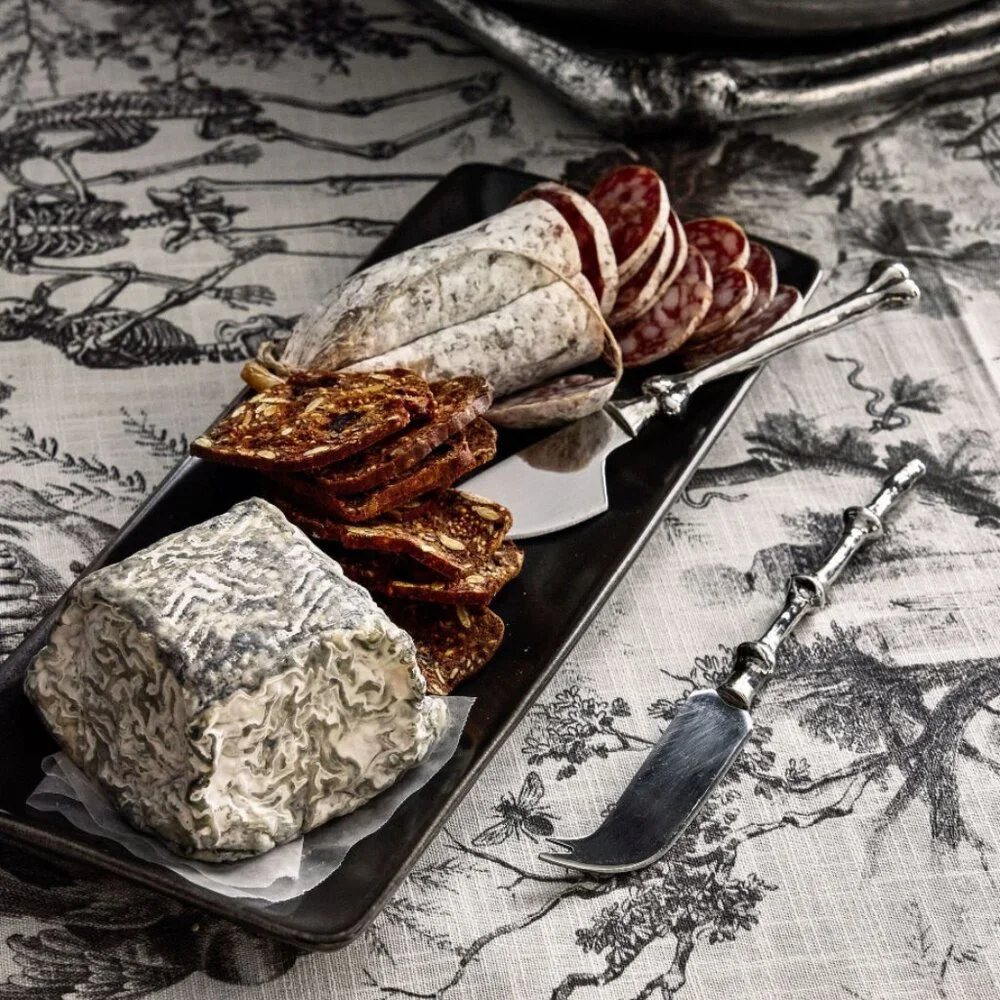 Pottery Barn Skeleton Cheese Knives - Set of 3